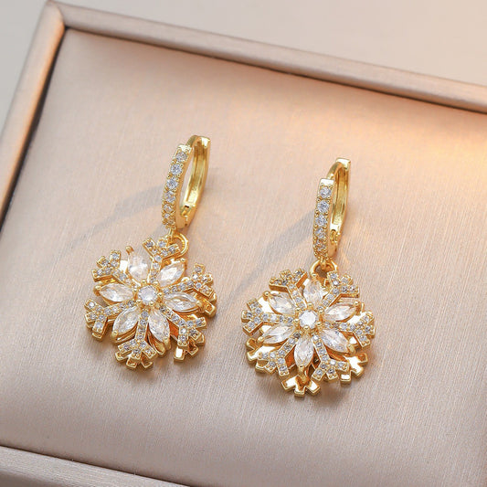 Hoop Drop Earrings